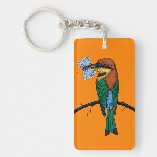 Bee eater key ring (Front)