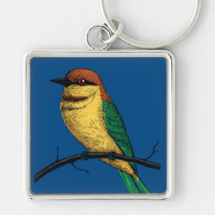 Bee eater key ring