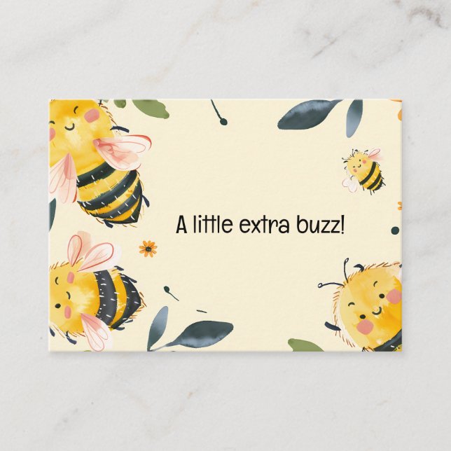 Bee Enclosure Card  (Front)