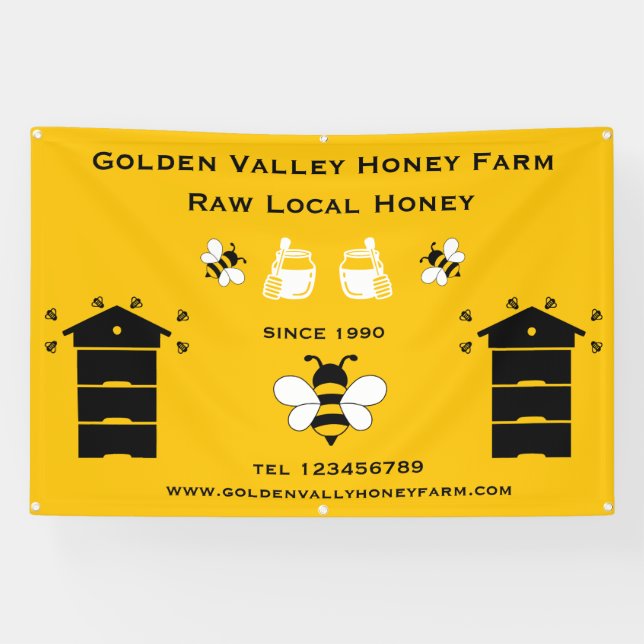 Bee Farmer Apiary Banner (Horizontal)