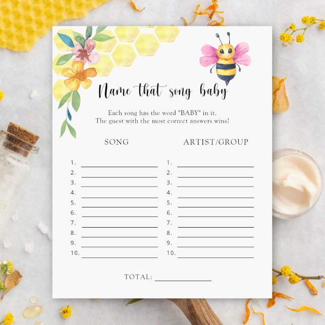 Bee floral - Name that Baby Song (Creator Uploaded)