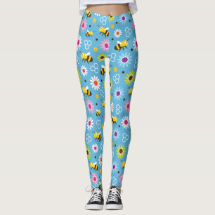 Bee & Flowers Leggings