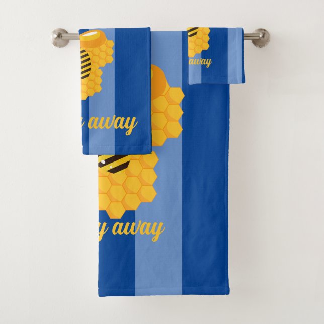 bee fly away bath towel set (Insitu)