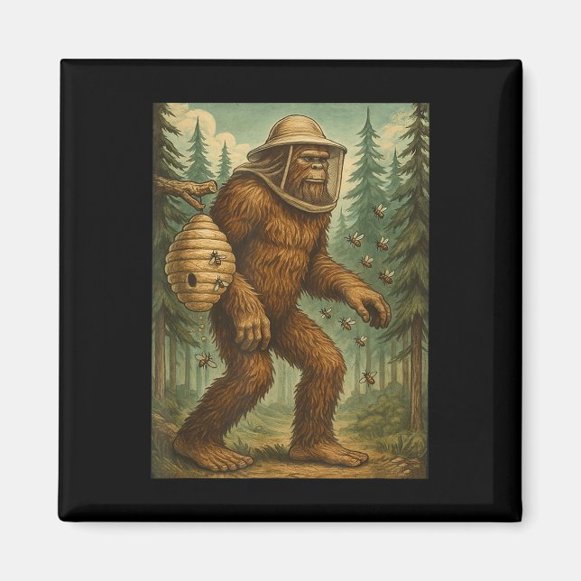 Bee For Men Women Funny Beekeeping Beekeeper  Magnet (Front)