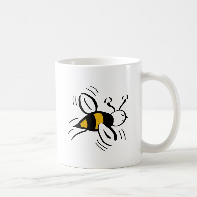 Bee Free Honey and Black Coffee Mug (Right)