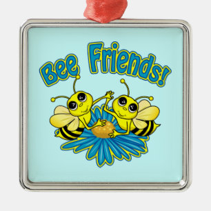 Bee Friends Metal Tree Decoration