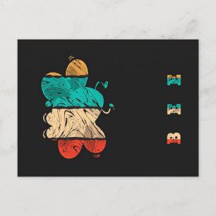 Bee Gifts ,I Love Bee, Beekeeping Gift,Bee Saying Announcement Postcard