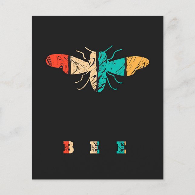 Bee Gifts ,I Love Bee, Beekeeping Gift,Bee Saying Flyer (Front)