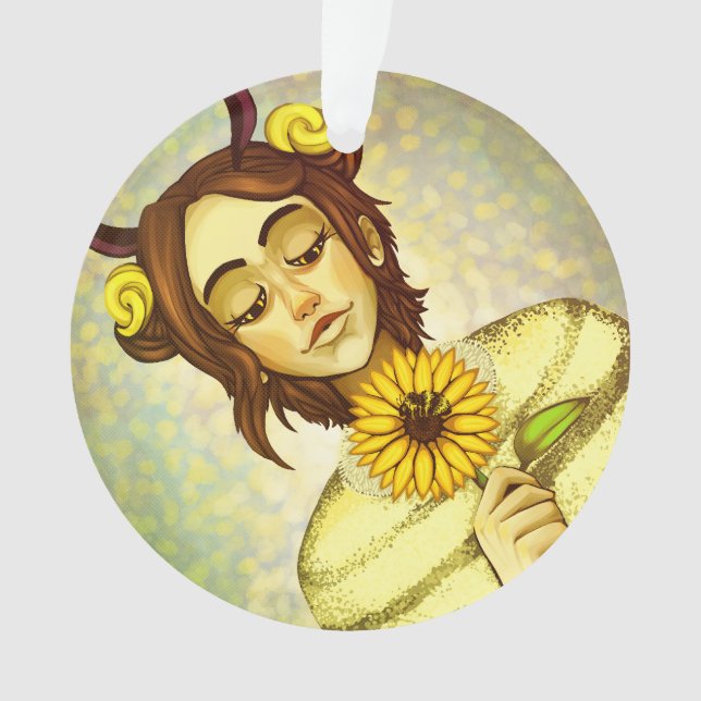 Bee Girl Ornament (Front)