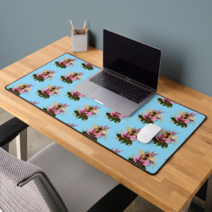 Bee Grateful Desk Mat