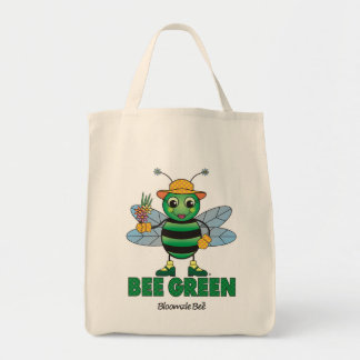 BEE Green Tote Bag