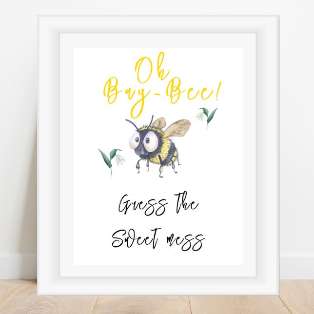 Bee - Guess the sweet mess Poster (Creator Uploaded)