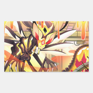 Bee Halloween Slasher   Helluva Boss   Rectangular Sticker