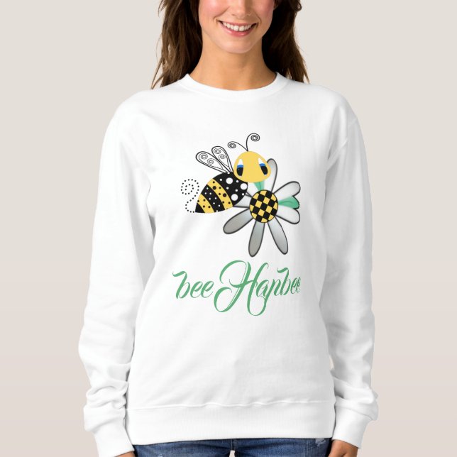 Bee Hapbee-  Women's Basic Sweatshirt (Front)