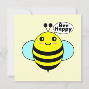 Bee Happy 1 Card