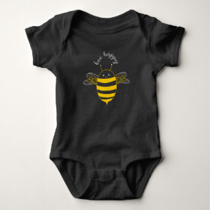 Bee Happy Baby Bodysuit