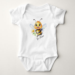 Bee Happy Baby Bodysuit