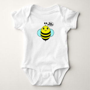 Bee Happy Baby Bodysuit