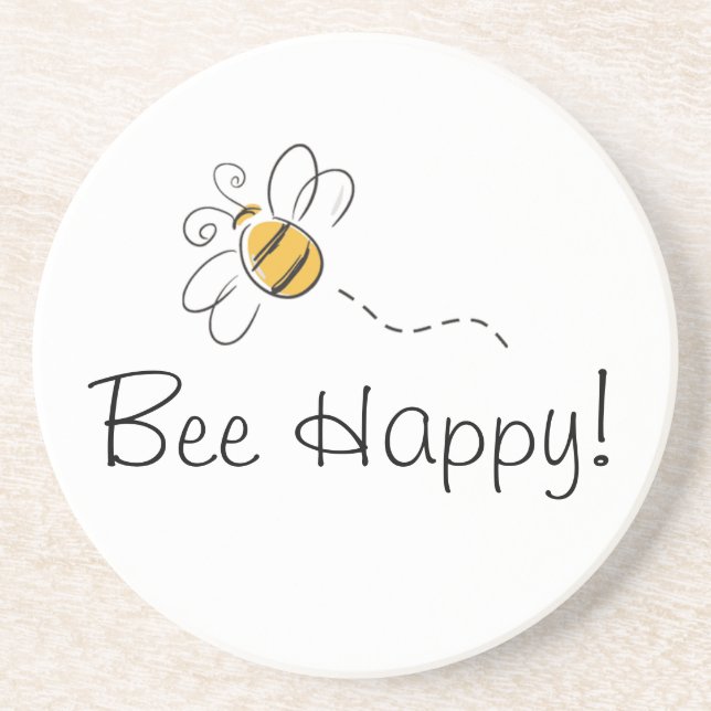 Bee Happy Coasters (Front)