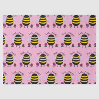 Bee Happy Cute Bee Tissue Paper