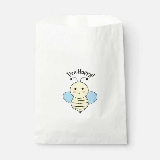 Bee Happy Favour Bags (Front)