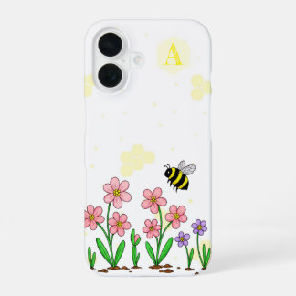 Bee Happy Garden iPhone 16 Case