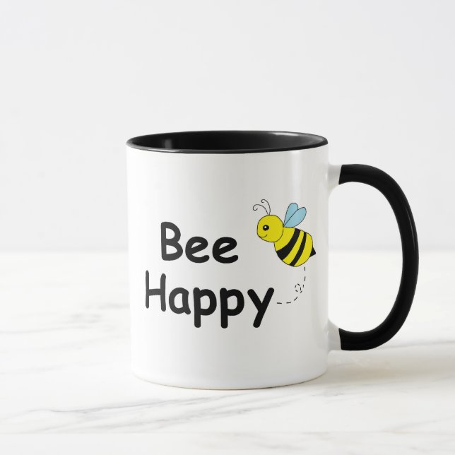Bee Happy Mug (Right)