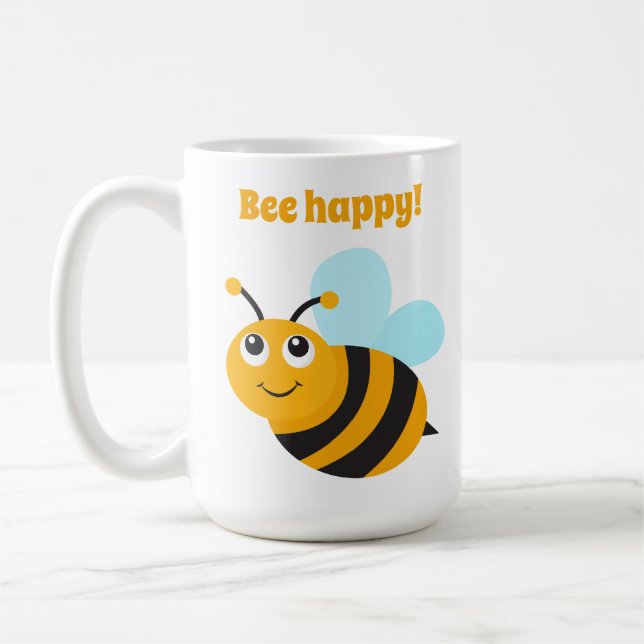 Bee happy Mug (Left)