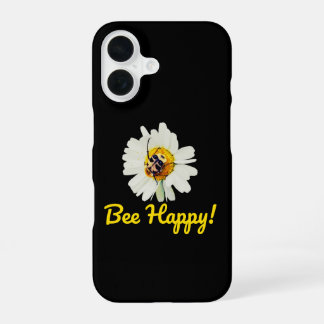 Bee Happy Phone Case – Bold Contrast Nature Design