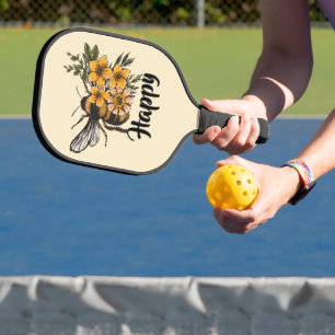Bee Happy Pickleball Paddle