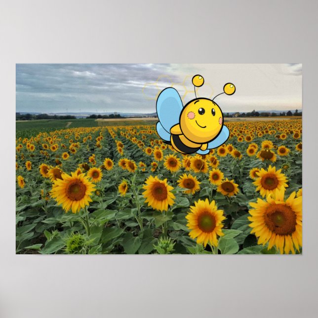 Bee Happy. Poster (Front)