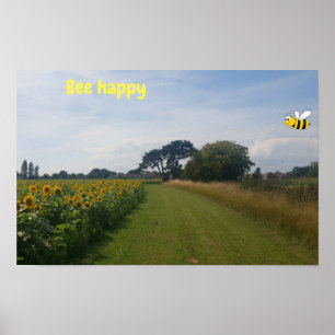 Bee Happy. Poster