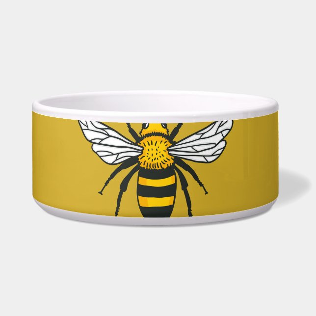 Bee Haven: Vintage Yellow Pattern (Front)