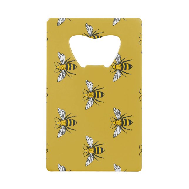 Bee Haven: Vintage Yellow Pattern (Front)