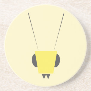 Bee head coaster