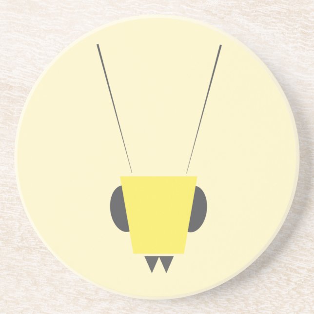 Bee head coaster (Front)