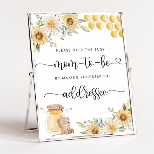 Bee Help the Busy Mum Address an Envelope Poster (Creator Uploaded)