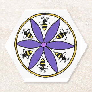Bee Hex Sign Coaster