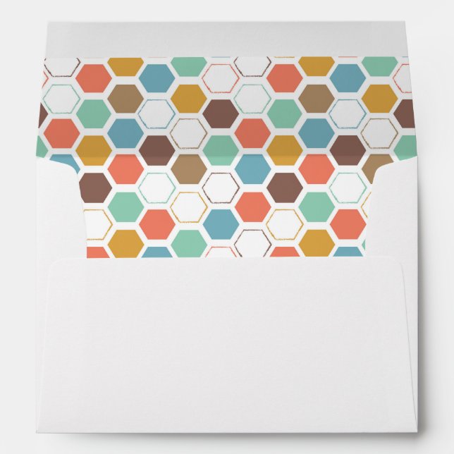 Bee Hive Module Pattern Envelope (Back (Bottom))