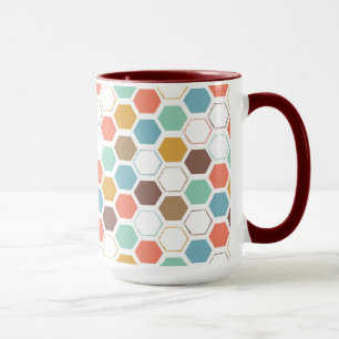 Bee Hive Module Pattern Mug