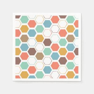 Bee Hive Module Pattern Napkin