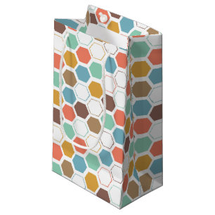 Bee Hive Module Pattern Small Gift Bag
