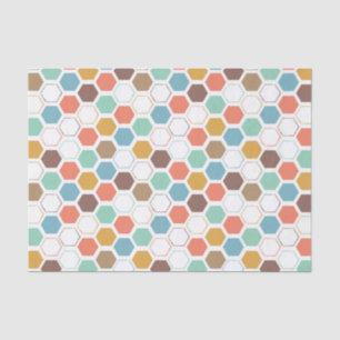 Bee Hive Module Pattern Tissue Paper