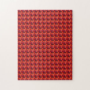 Bee Hive Red Jigsaw Puzzle