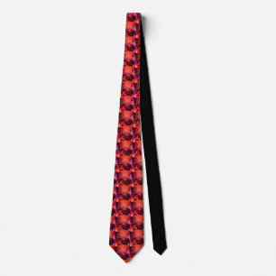 Bee Hive Red Tie