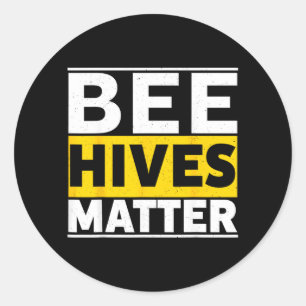 Bee Hives Classic Round Sticker
