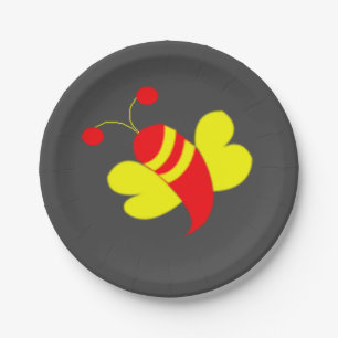 Bee Honey Bee Bumble Bee Party Paper Plate