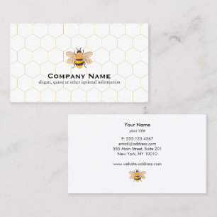 Bee Honey Business Card