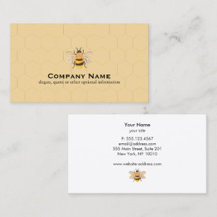 Bee Honey Business Card