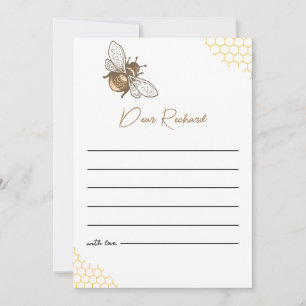 Bee Honey First Bee-day Time Capsule Card
